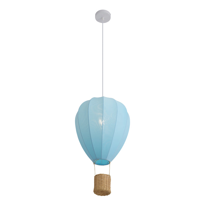 QAZQA Kinder hanglamp blauw luchtballon - Air Balloon