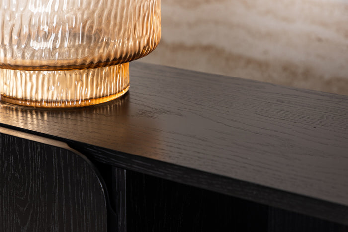 Fjôrd - Kast Zwart MDF - 80x30x110cm - Tyresö