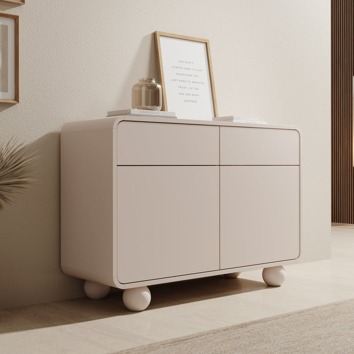 Meubella - Anobo - Dressoir - Beige - 108x39x75 cm