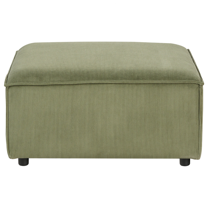 Beliani - ARDAL - Ottomaan - Groen - Corduroy