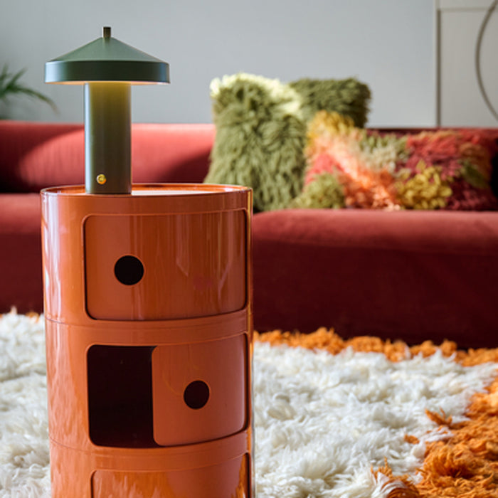 Kartell Componibili Kast Ø 32 cm - 3 Modules - Oranje