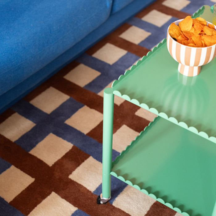 Broste Copenhagen Edith Vloerkleed - Blauw