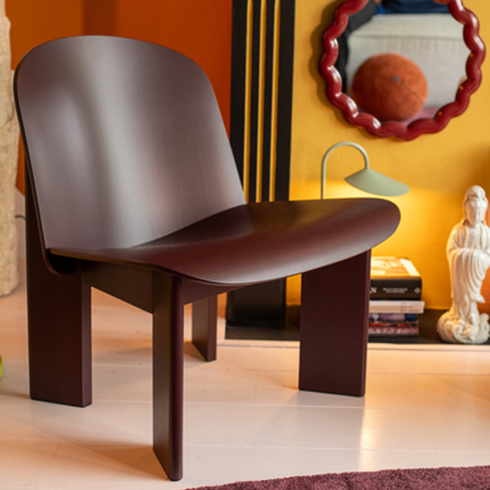 HAY Chisel Fauteuil - Dark Bordeaux
