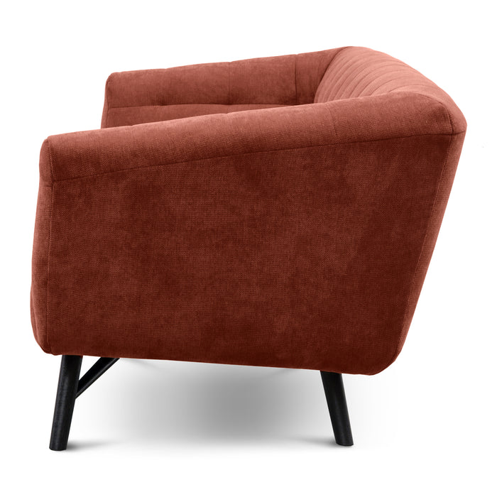 by fonQ Cubba 3-zitsbank - Wijnrood