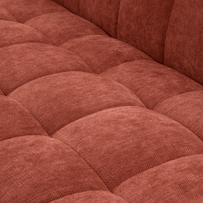 by fonQ Cubba 3-zitsbank - Wijnrood