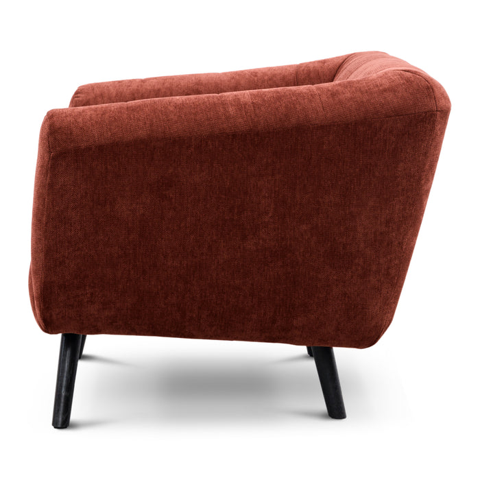 by fonQ Cubba Fauteuil - Wijnrood