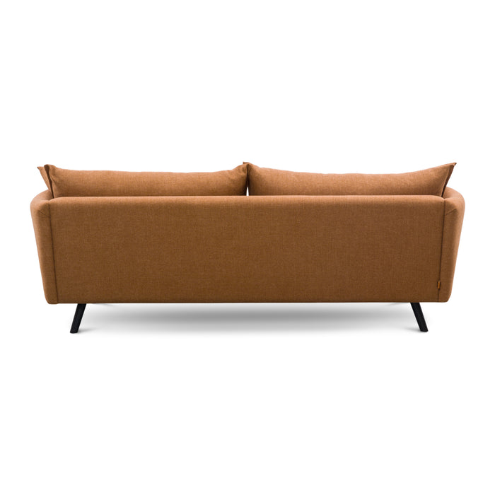 by fonQ Siora 3-zitsbank - Oranjebruin