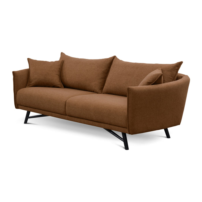 by fonQ Siora 3-zitsbank - Chocolate