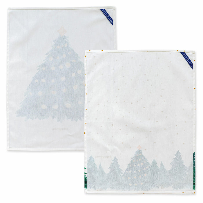 Sapin Keukenhanddoek 2 stuks 70x50 cm Xmas, Veelkleurig, 100% katoen, de kwaliteit van 200 Gr x m2