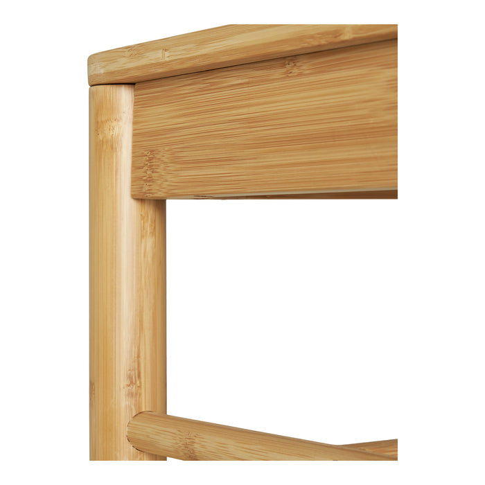 House Nordic - Kledingrek Naturel Bamboe - 95x36x165cm - Ember