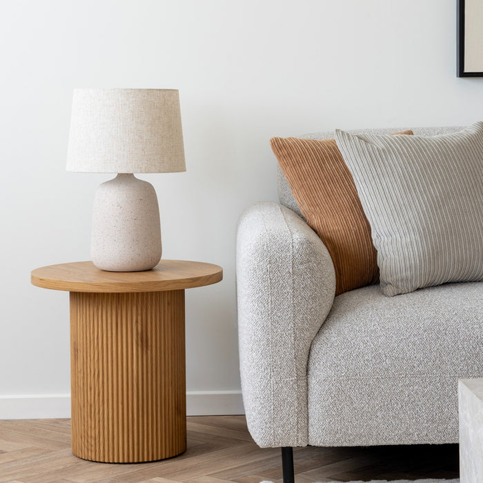 House Nordic Boavista Ronde Bijzettafel Eiken