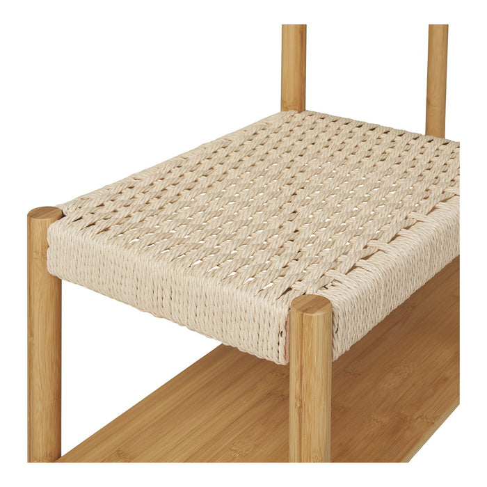 House Nordic - Kledingrek Naturel Bamboe - 95x36x165cm - Ember