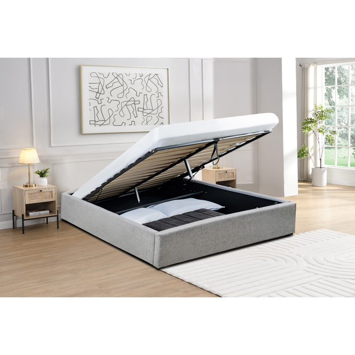 Calicosy - Bed met opbergruimte Romy - 204 cm - Grijs