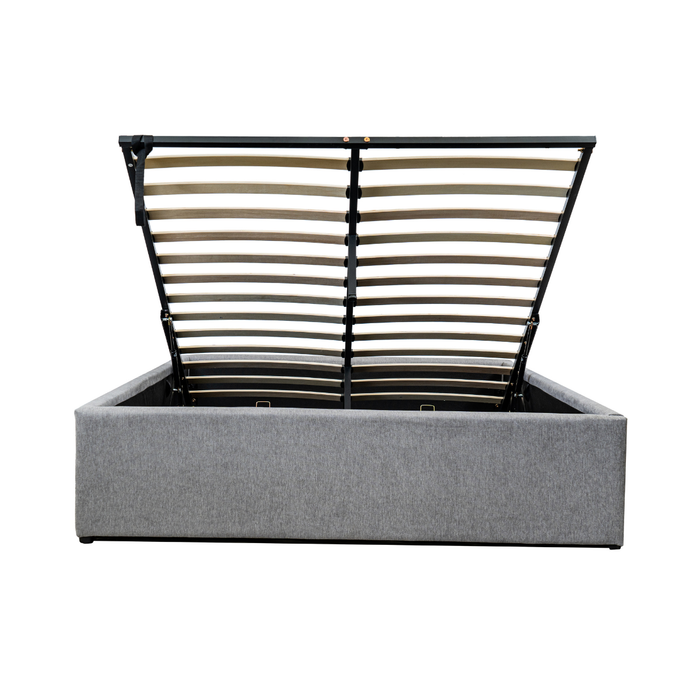 Calicosy - Bed met opbergruimte Romy - 204 cm - Grijs