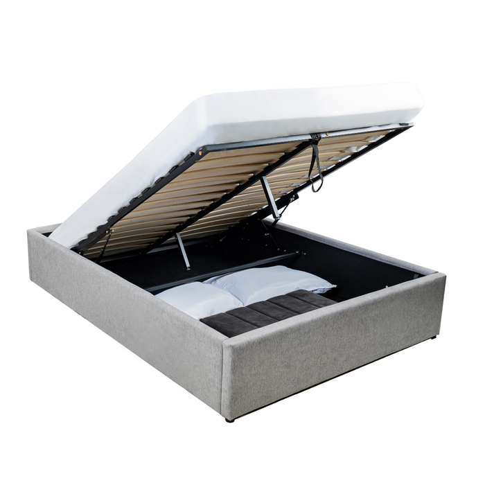 Calicosy - Bed met opbergruimte Romy - 204 cm - Grijs