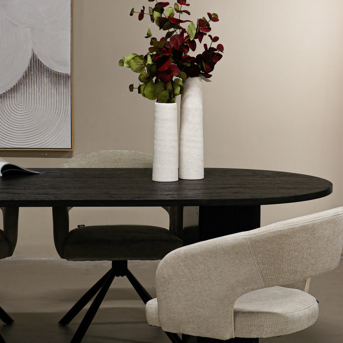 House Nordic Boavista Donkerbruin Eettafel 210 cm