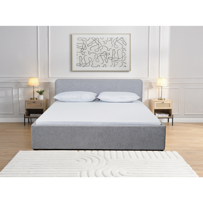 Calicosy - Bed met opbergruimte Livy - 205 cm - Grijs