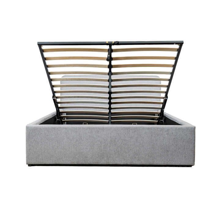 Calicosy - Bed met opbergruimte Livy - 205 cm - Grijs