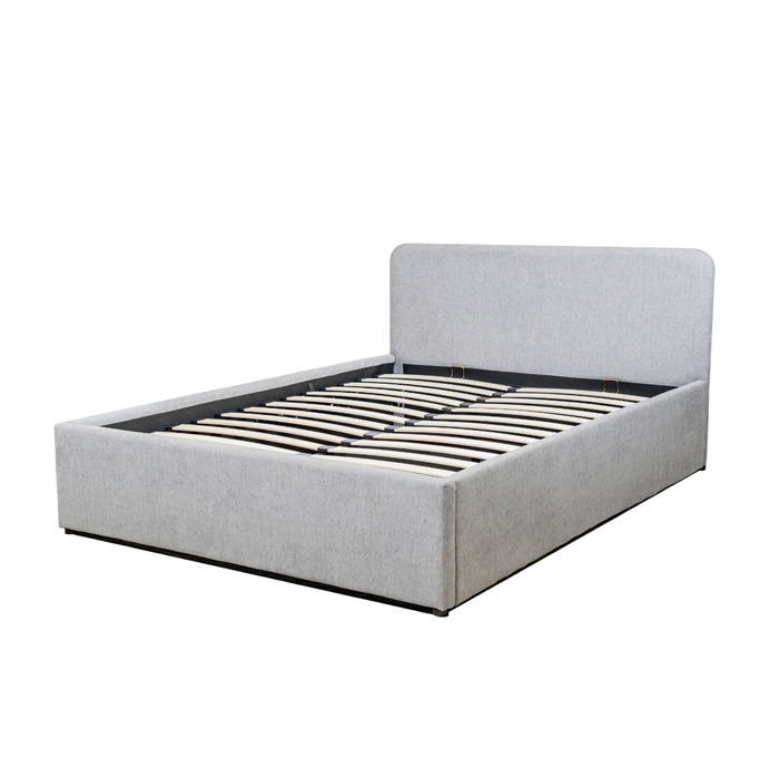 Calicosy - Bed met opbergruimte Livy - 205 cm - Grijs