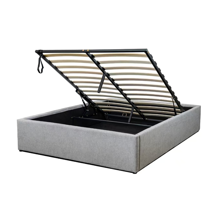 Calicosy - Bed met opbergruimte Romy - 204 cm - Grijs