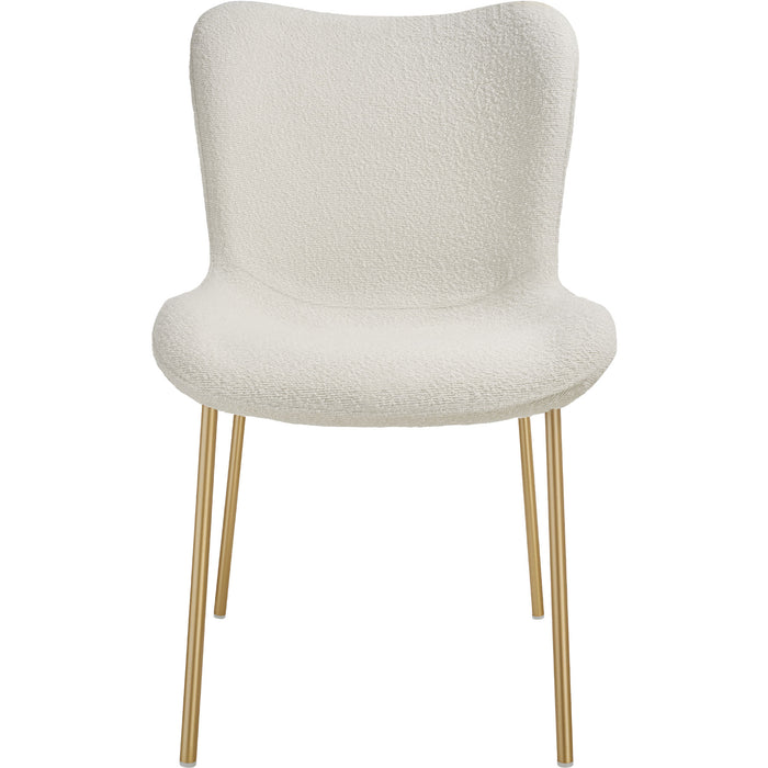 tectake® Gestoffeerde stoel Tessa - Set van 4