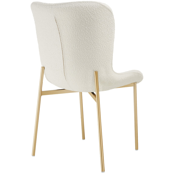 tectake® Gestoffeerde stoel Tessa - Set van 4