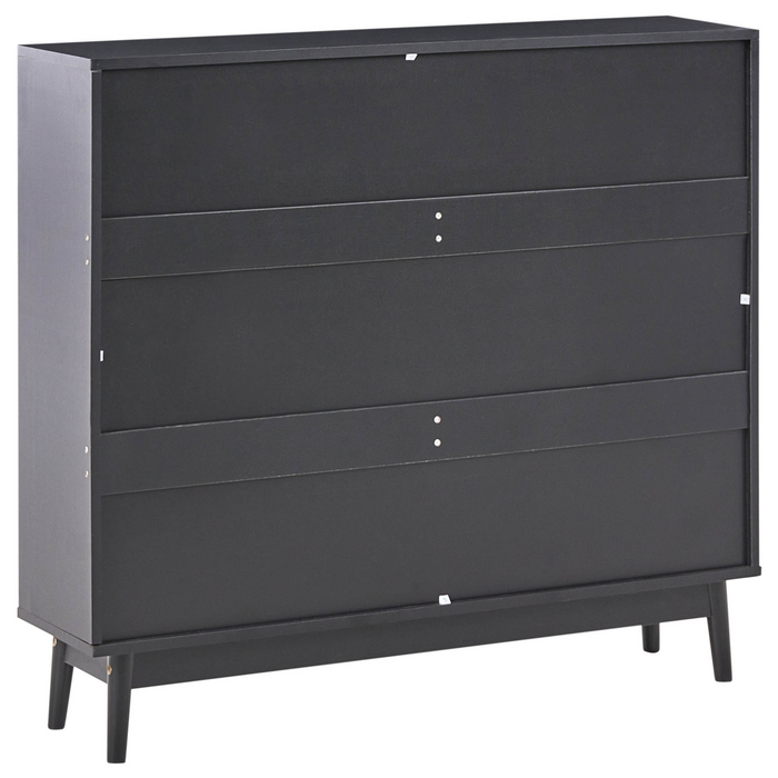 Beliani - ARMIDALE - Schoenenkast 4 vakken - Zwart - Vezelplaat