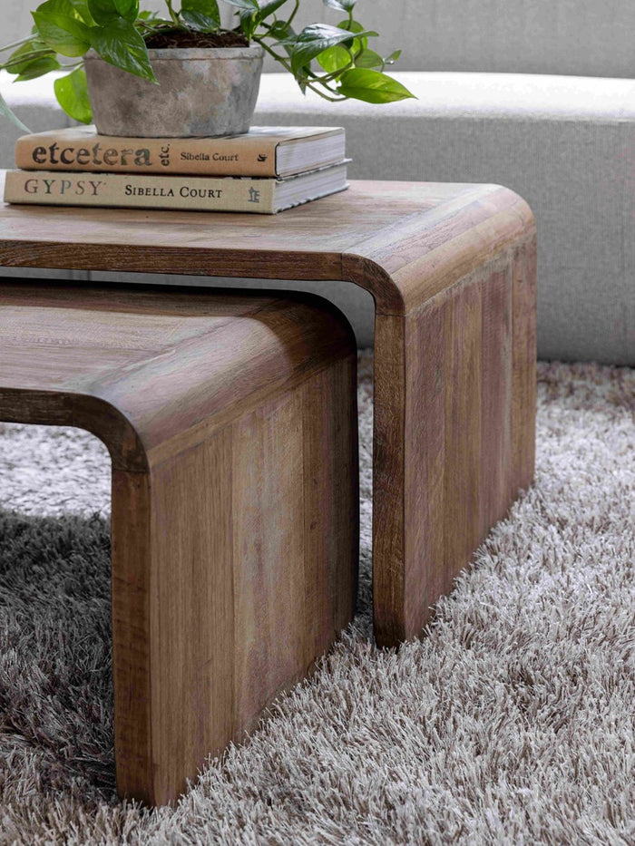 DTP Home Coffee table Evo,30x95x40 cm | 35x110x50 cm, recycled tea...