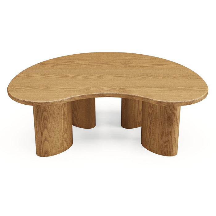 Licht houten salontafel