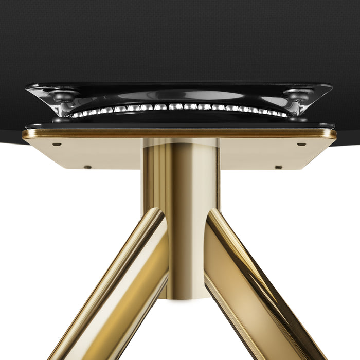 tectake® Lona fluwelen draaistoel met dikke vulling - Set van 2