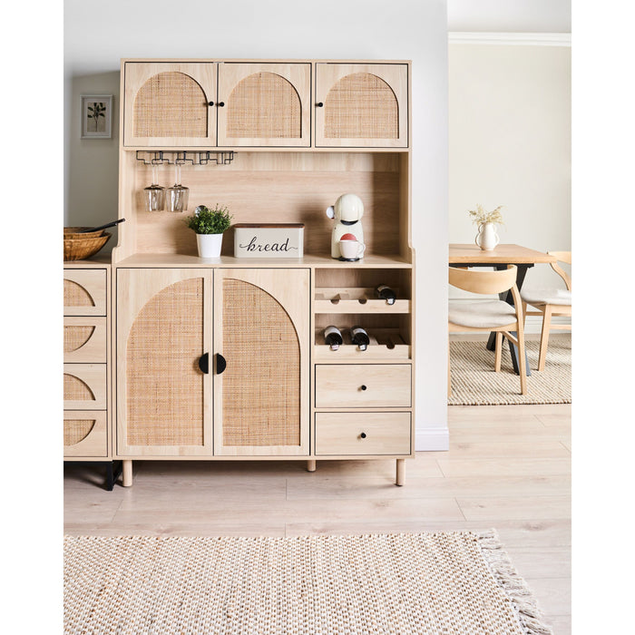 Beliani - CAMPBELLTON - Lichtbruin - Lichtbruin - Vezelplaat