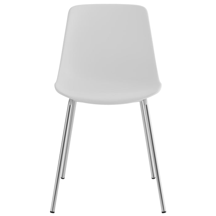 tectake® Kunststofstoelen Mave, ergonomisch, 120 kg - Set van 4