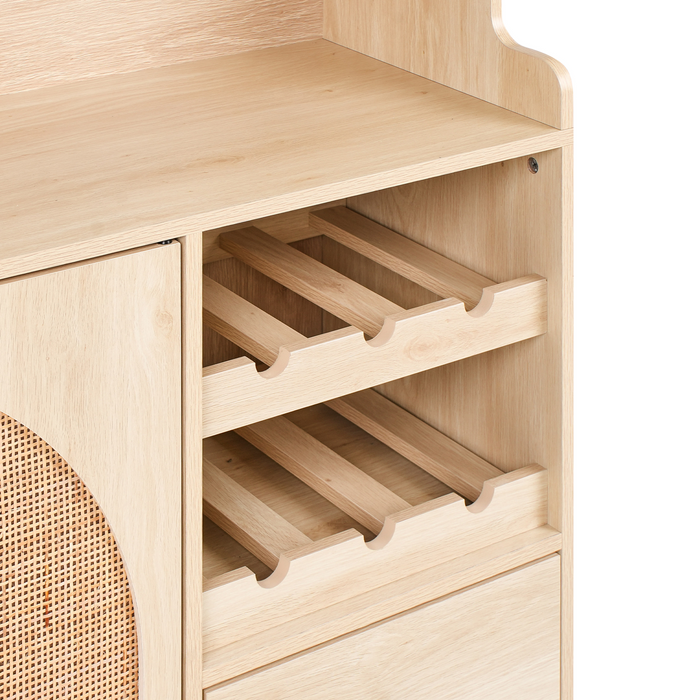 Beliani - CAMPBELLTON - Lichtbruin - Lichtbruin - Vezelplaat