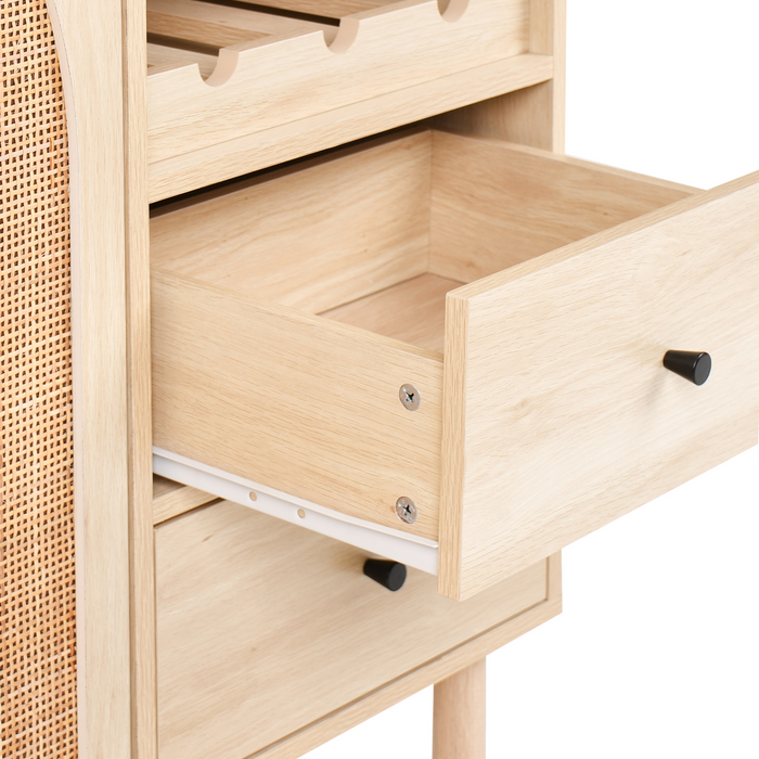 Beliani - CAMPBELLTON - Lichtbruin - Lichtbruin - Vezelplaat