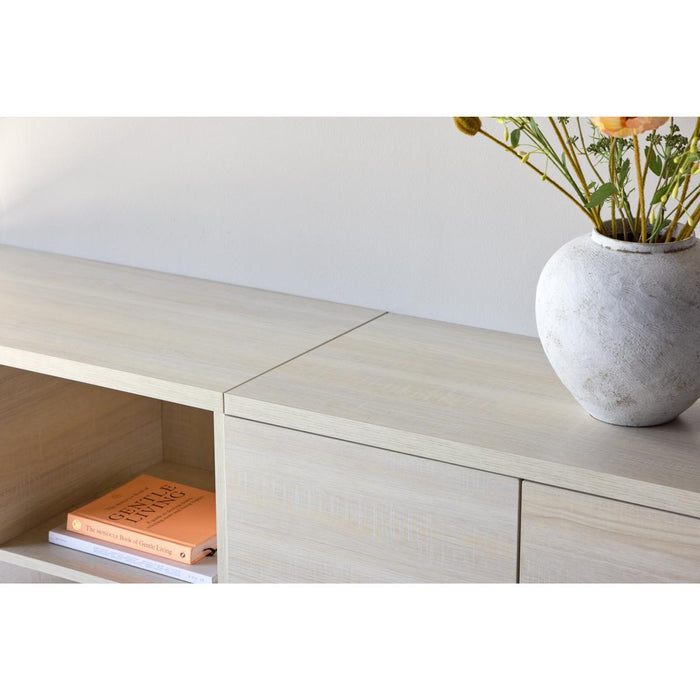 Svea - Niko hangend tv-meubel - whitewash