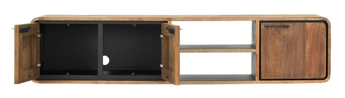 DTP Home Hanging TV stand Evo medium, 3 doors, 2 open racks,40x185x...