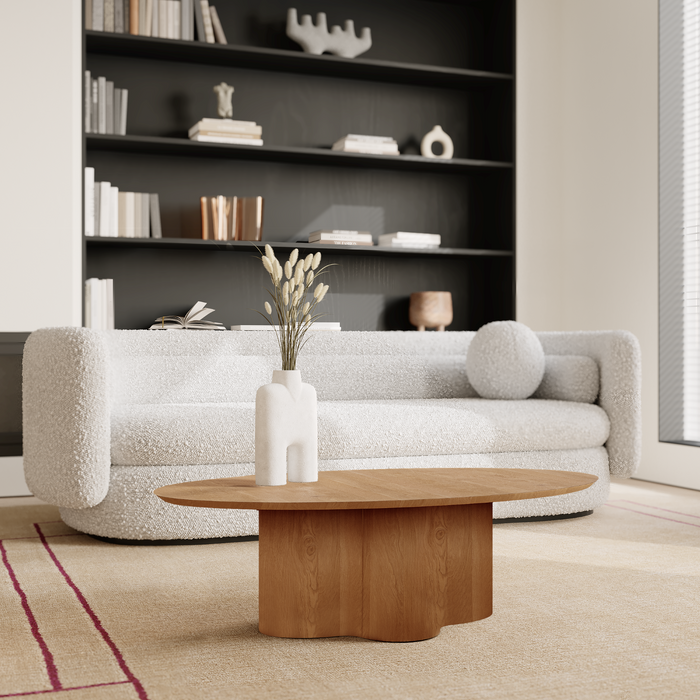 Salontafel van notenhout