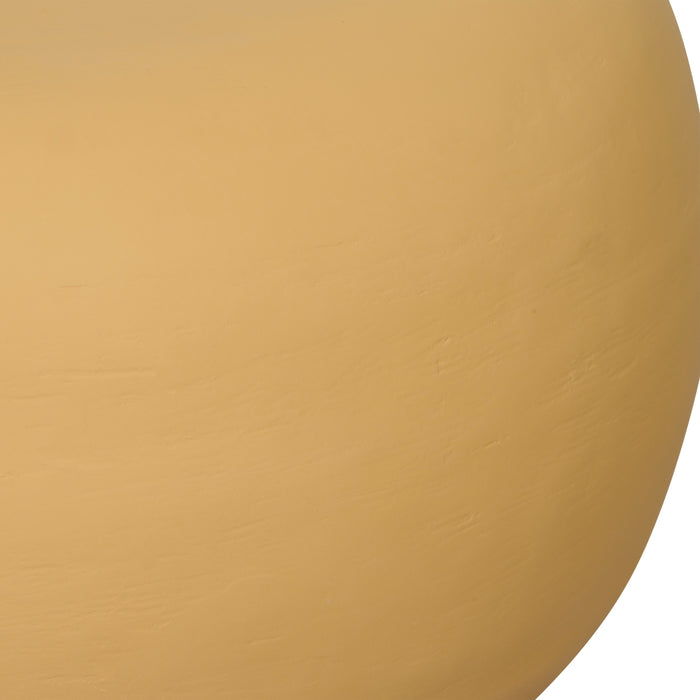 Bijzettafel Villach - Geel|Oker - MDF - 50x25x50cm (BxHxD)