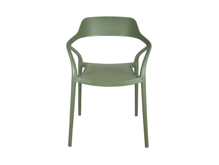 Leitmotiv - Eetkamerstoel Delicia - Luxury green