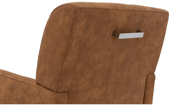 Goossens Eetkamerstoel Alex - Kunstleer met armleuning