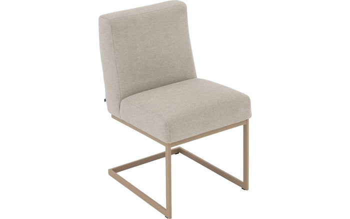 Goossens Eetkamerstoel Tommie - Textiel zonder armleuning