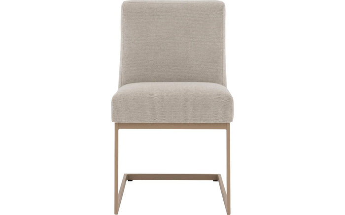 Goossens Eetkamerstoel Tommie - Textiel zonder armleuning