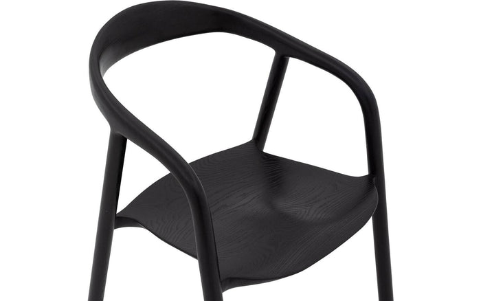 Goossens Eetkamerstoel Prins - Hout met armleuning