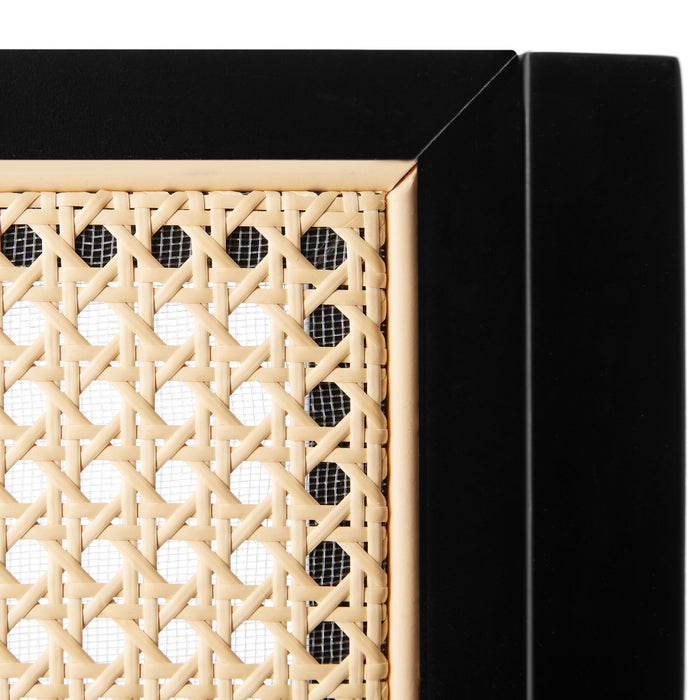 tectake® Eetkamerstoel Lizzy met Weens vlechtwerk in boho-stijl