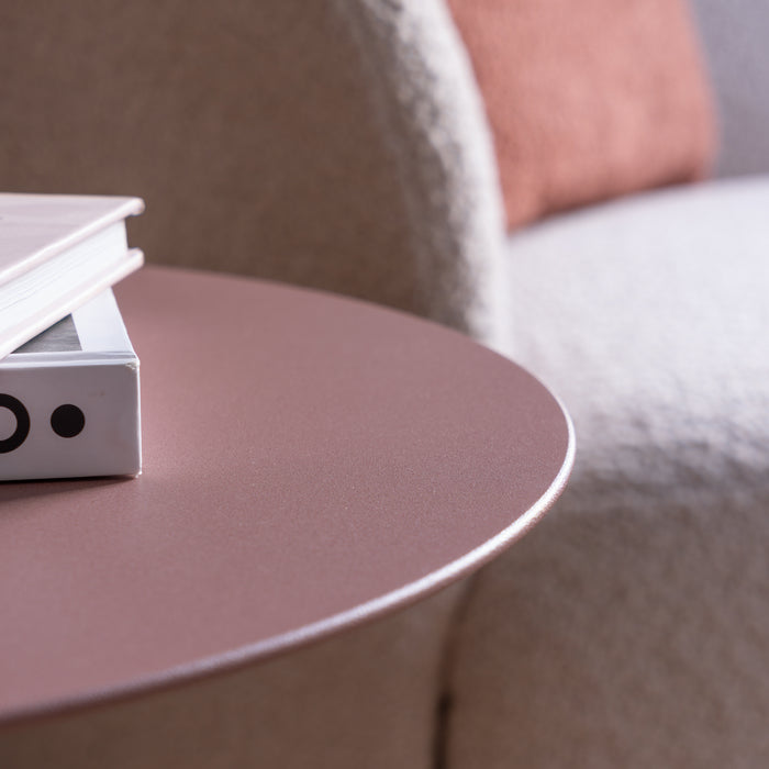 Spinder Design bijzettafel Lola - Misty Rose - Ø 40