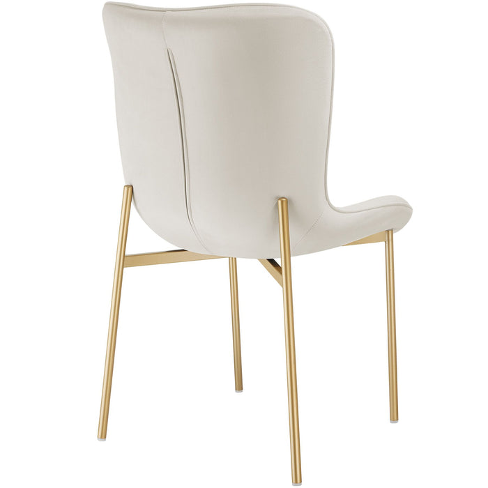 tectake® Gestoffeerde stoel Tessa - Set van 2