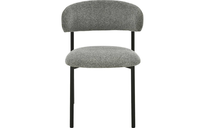Goossens Eetkamerstoel Siem - Textiel zonder armleuning
