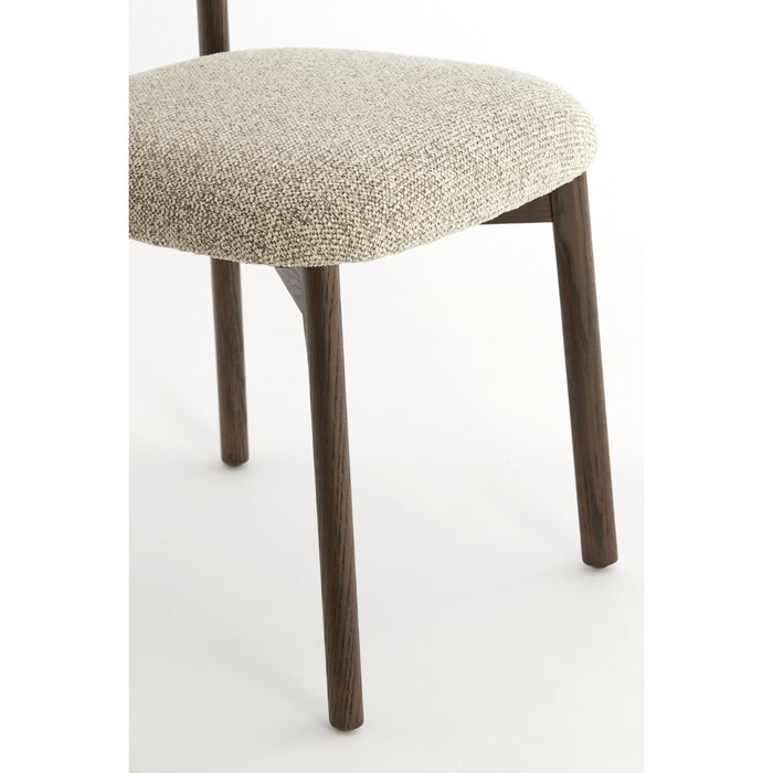 Light&living Eetkamerstoel 54,5x51x80,5 cm TROSA hout d bruin+crème...