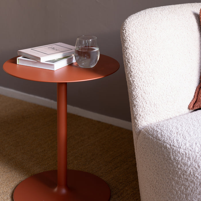 Spinder Design bijzettafel Lola - Rusty Terra - Ø 40