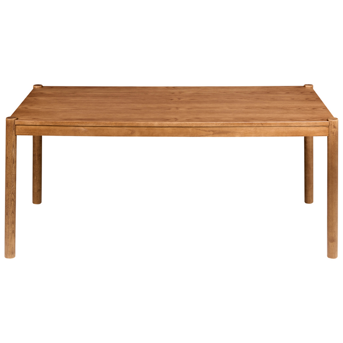 Beliani - FONDIS - Eettafel - Donker eikenhout - 180 x 90 cm - MDF